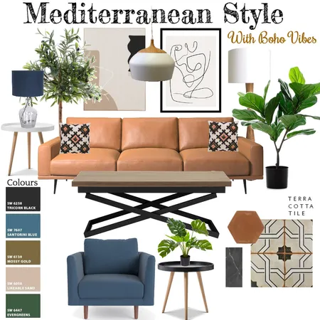 Mediterranean Interior Design Mood Board by michelleteresa on Style Sourcebook