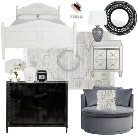 Fresh Black Interior Design Mood Board by Maegan Perl Designs on Style Sourcebook