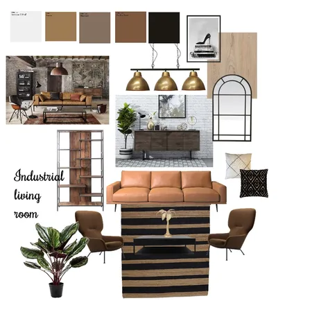 industrial Interior Design Mood Board by Emma Frohner on Style Sourcebook