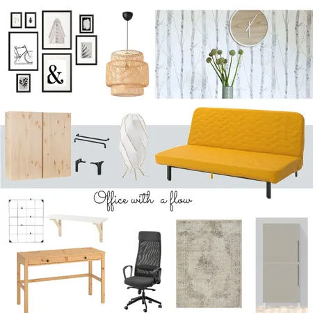 Adina Dedeu Home Office Interior Design Mood Board by Designful.ro on Style Sourcebook