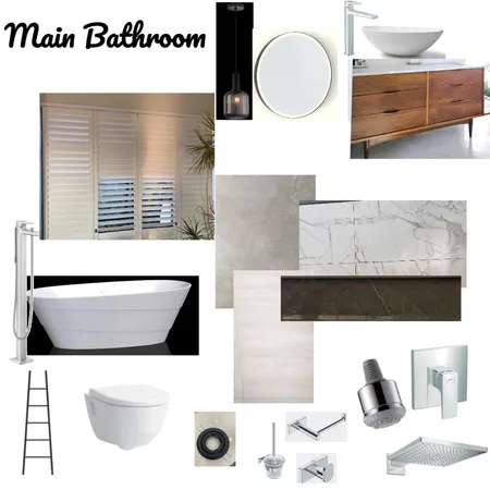 Main bathroom Interior Design Mood Board by Anisha on Style Sourcebook