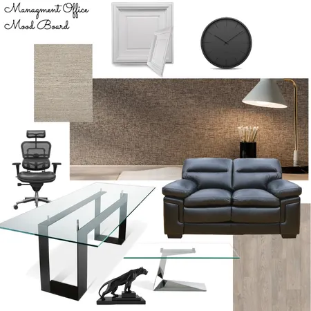 Black Office Mood Board Interior Design Mood Board by InteriorsbyD on Style Sourcebook