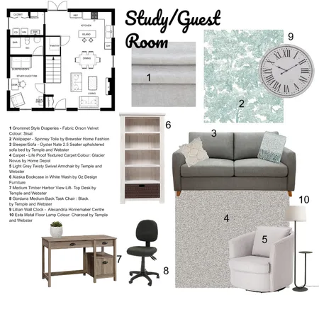 Module 9 Interior Design Mood Board by Barb Fredlund on Style Sourcebook