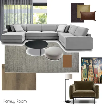 Family Room Concept Interior Design Mood Board by Mood Collective Australia on Style Sourcebook