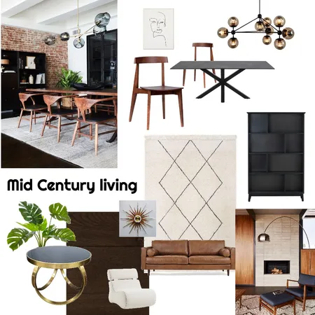 mid century modern Interior Design Mood Board by cassaroo72 on Style Sourcebook