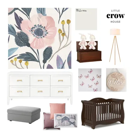 Secret Garden Nursery Interior Design Mood Board by Little Crow House on Style Sourcebook