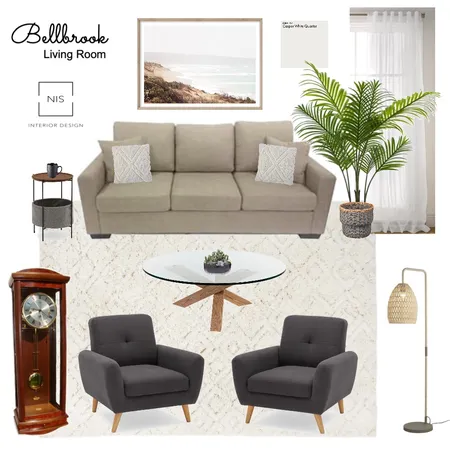 Bellbrook Living Room (option B) Interior Design Mood Board by Nis Interiors on Style Sourcebook