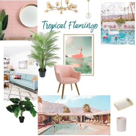 Concept Board Flamingo Interior Design Mood Board by ValerieHormes on Style Sourcebook