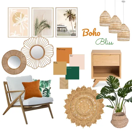 Boho Bliss Interior Design Mood Board by Rudee Mae Malinao on Style Sourcebook