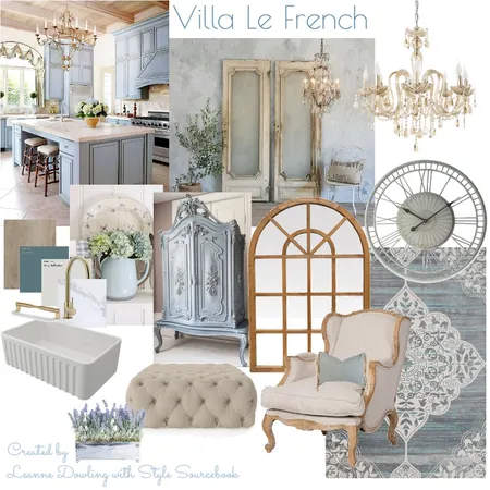 French Provincial Interior Design Mood Board by leannedowling on Style Sourcebook