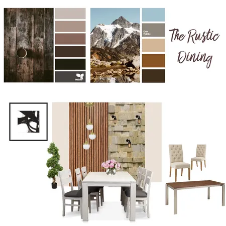 RUSTIC DINING Interior Design Mood Board by DIYA on Style Sourcebook