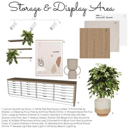 Storage & Display Area Interior Design Mood Board by Two By Two Design on Style Sourcebook