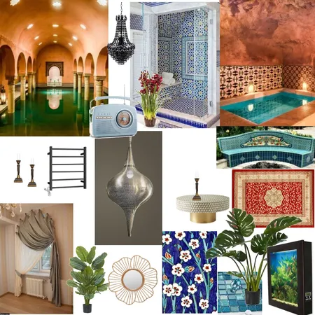 Turkish Bath AirBnB Bp, BATHROM Interior Design Mood Board by ogorgenyi on Style Sourcebook