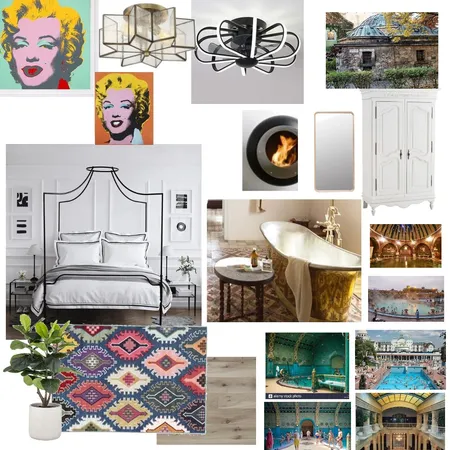 Turkish Bath AirBnB Bp, BEDROOM Interior Design Mood Board by ogorgenyi on Style Sourcebook