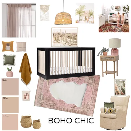 BOHO CHIC NURSERY Interior Design Mood Board by CopperHeart on Style Sourcebook