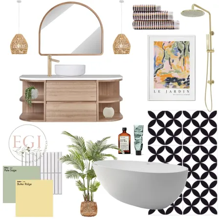 Mod Bathroom Interior Design Mood Board by Eliza Grace Interiors on Style Sourcebook