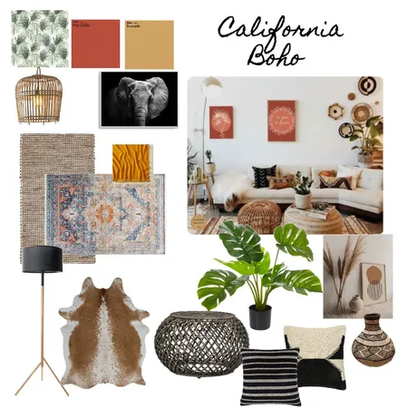 Boho Chic Interior Design Mood Board by stephanimeyer on Style Sourcebook