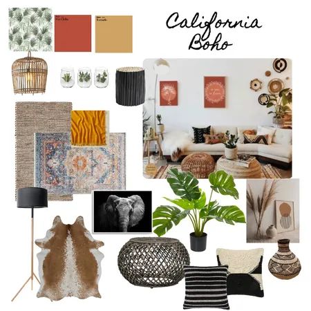 Boho Chic Interior Design Mood Board by stephanimeyer on Style Sourcebook