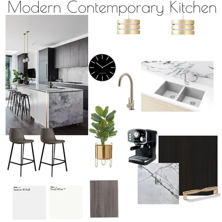 Modern Contemporary Kitchen Interior Design Mood Board by Tyisha on Style Sourcebook