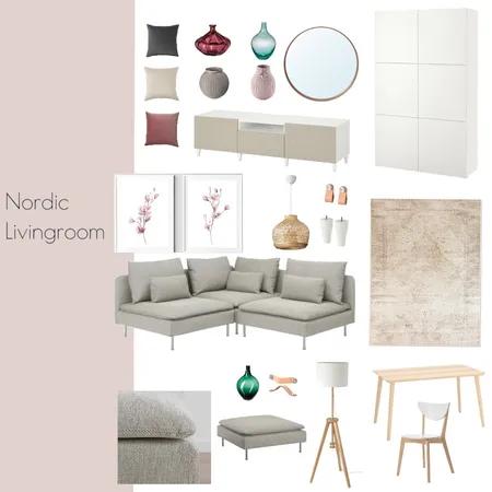 Ana F. Livingroom Interior Design Mood Board by Designful.ro on Style Sourcebook