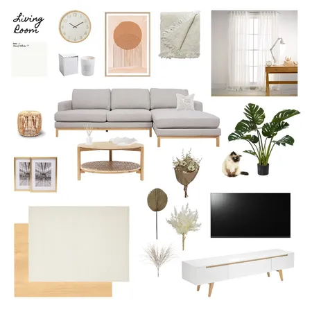 Living room Interior Design Mood Board by ireneephaan on Style Sourcebook