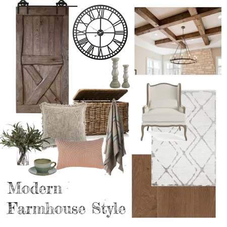 Modern Farmhouse NZ Interior Design Mood Board by haideew on Style Sourcebook