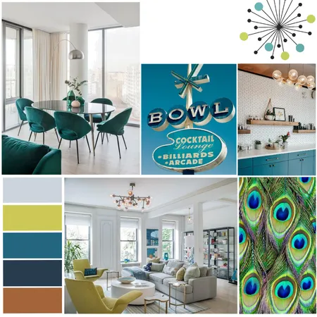 Teal Elegance Interior Design Mood Board by ValerieHormes on Style Sourcebook