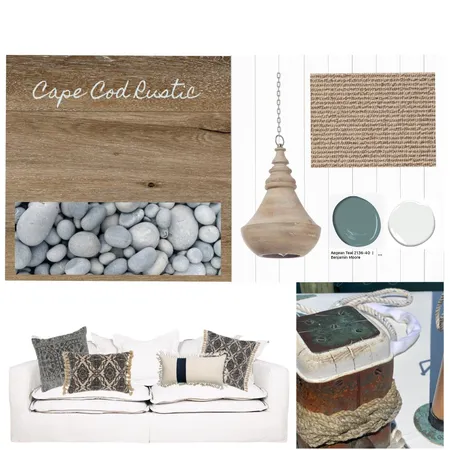 CAPE COD RUSTIC Interior Design Mood Board by Maria Young on Style Sourcebook