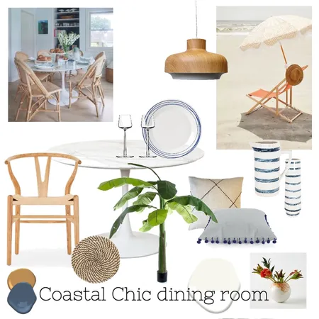 Coastal Chic dining room Interior Design Mood Board by Annemarie de Vries on Style Sourcebook