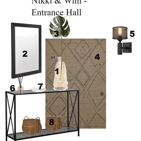Nikki and Wim - Entrace Hall Interior Design Mood Board by Nuria on Style Sourcebook