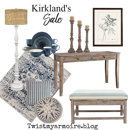 Kirkland's Sale Interior Design Mood Board by Twist My Armoire on Style Sourcebook