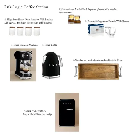 Luk Logic Coffee Station Interior Design Mood Board by Sam on Style Sourcebook