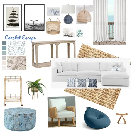 Coastal escape Interior Design Mood Board by Robyn danielsson on Style Sourcebook