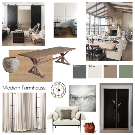 Modern Farmhouse Interior Design Mood Board by SuniDesign on Style Sourcebook