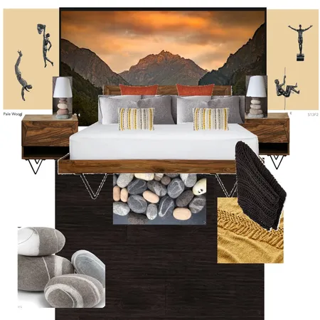 Master Bedroom Interior Design Mood Board by Wildflower Property Styling on Style Sourcebook