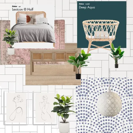 Bohemian Coastal Interior Design Mood Board by A on Style Sourcebook