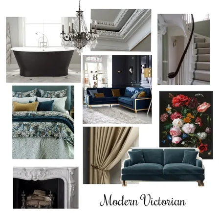 Modern Victorian Style Interior Design Mood Board by haideew on Style Sourcebook