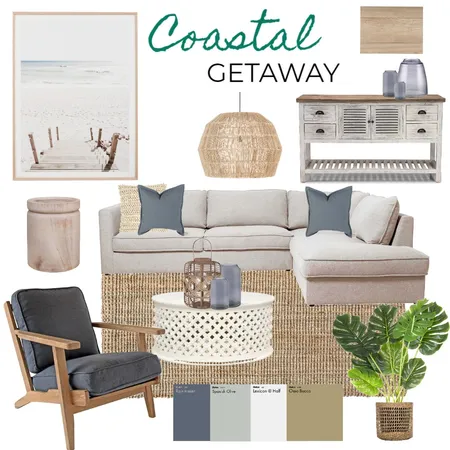 Coastal Getaway Interior Design Mood Board by Janri on Style Sourcebook