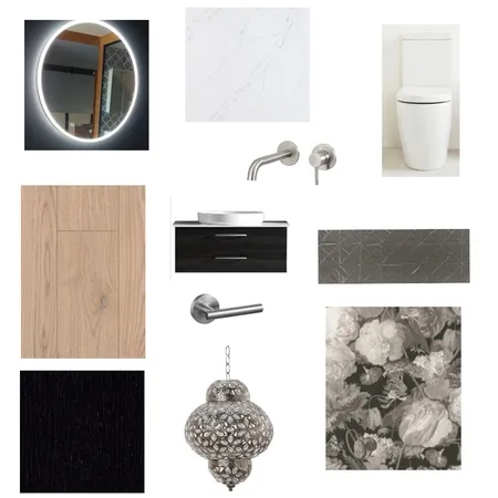 Show Home Powder Room Interior Design Mood Board by Averil Fraser on Style Sourcebook