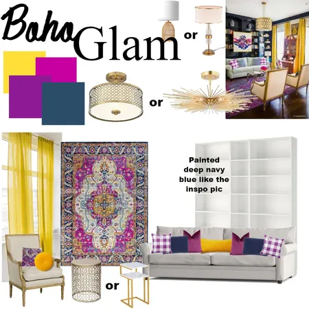 BOHO GLAM Interior Design Mood Board by Shasie on Style Sourcebook