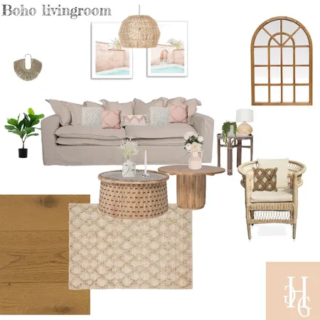 Boho livingroom Interior Design Mood Board by GalGutermaqn on Style Sourcebook