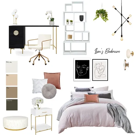 חדר שינה ליאן Interior Design Mood Board by jeny136 on Style Sourcebook