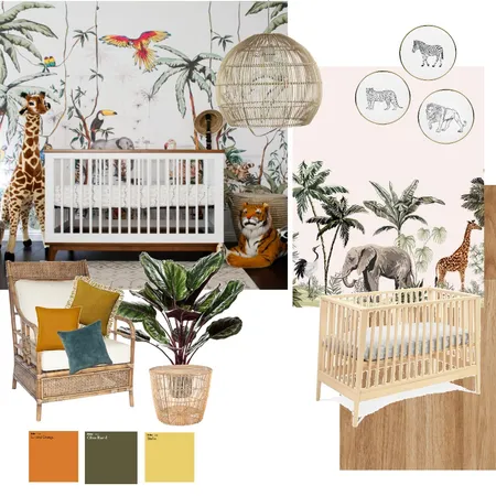 Tropical Nursery Interior Design Mood Board by vmunizdesigns on Style Sourcebook