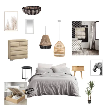 Tribal Bedroom in City Center Interior Design Mood Board by Casas Ideas gr on Style Sourcebook