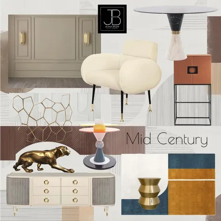 Mid century 2 Interior Design Mood Board by Juana Basat on Style Sourcebook