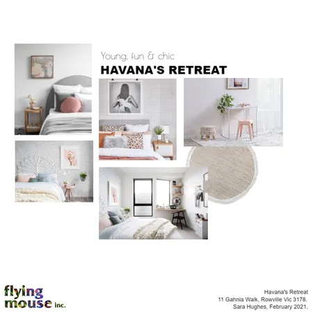 Sara - Inspiration: Havana's Bedroom Interior Design Mood Board by Flyingmouse inc on Style Sourcebook