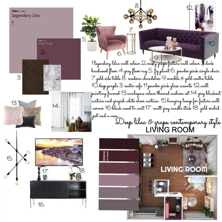 module 9 Interior Design Mood Board by nameethadinesh on Style Sourcebook