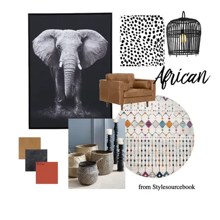 African x2 Interior Design Mood Board by MichelleJones on Style Sourcebook