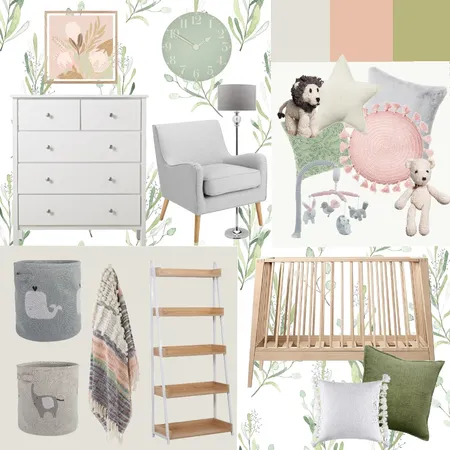 baby girl room finished Interior Design Mood Board by Lilly Devine on Style Sourcebook