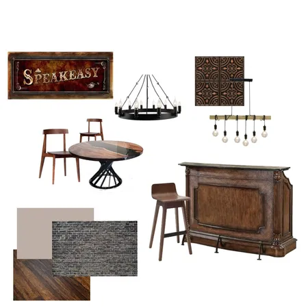 speakeasy Interior Design Mood Board by kyleigh on Style Sourcebook